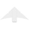 Ekena Millwork Alberta Architectural Grade PVC Gable Bracket, 36"W x 16 1/2"H x 2"D x 6"F, 11/12 Pitch GBP036X17X0206ALB00 - alternate 3